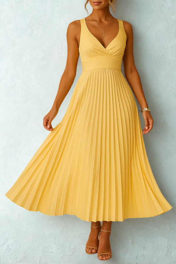 Saffron Mirage Dress