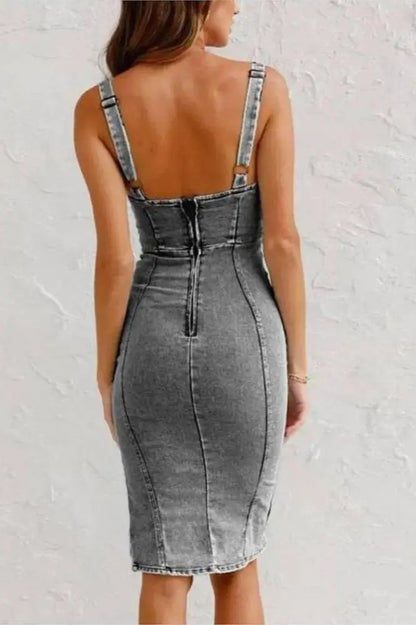 Slate Luxe Denim Dress